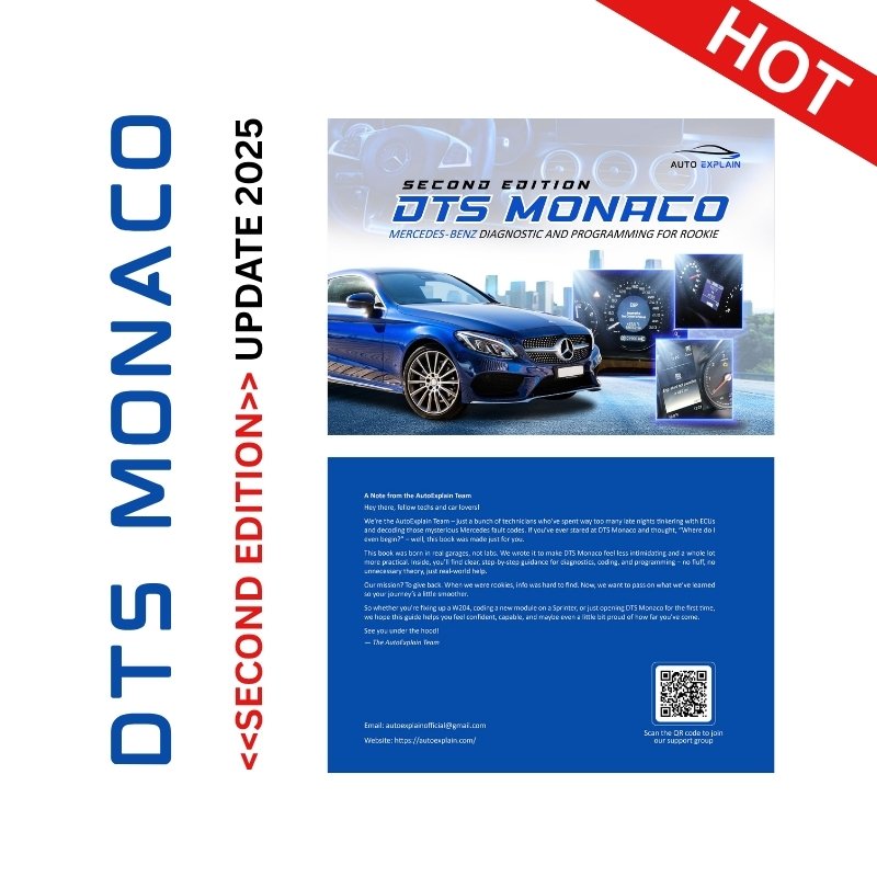 DTS Monaco Guidebook: Mercedes - Benz Diagnostic and Programming for Rookie (2025 Edition)