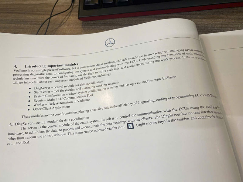 Introduce important module of Vediamo