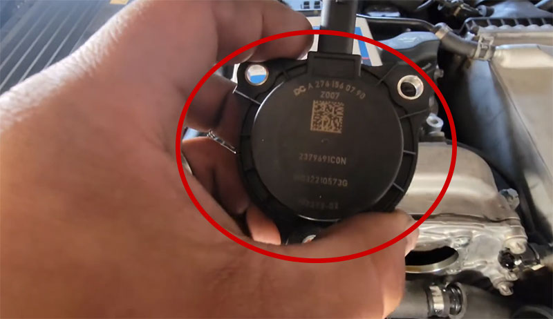 fix mercedes p0024 code by Replacing VVT Solenoid