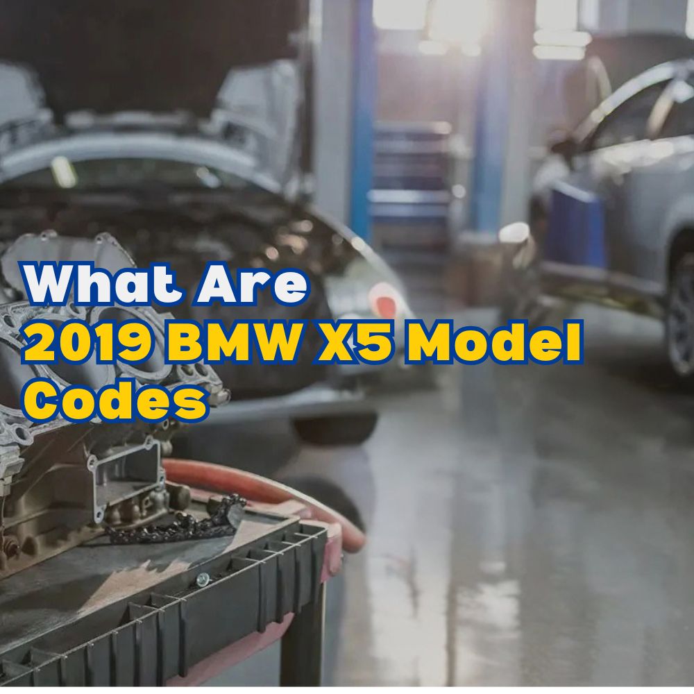 2019 BMW X5 Model Codes