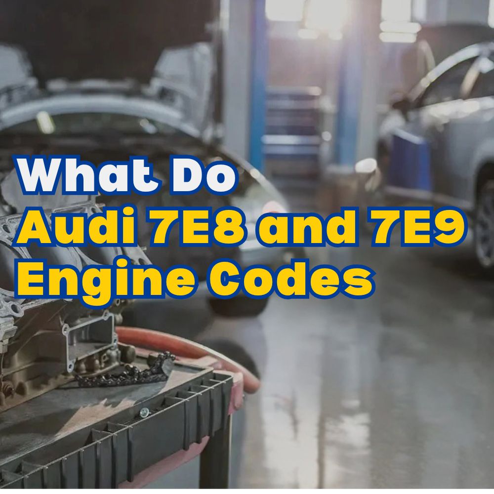 Audi 7E8 and 7E9 Engine Codes