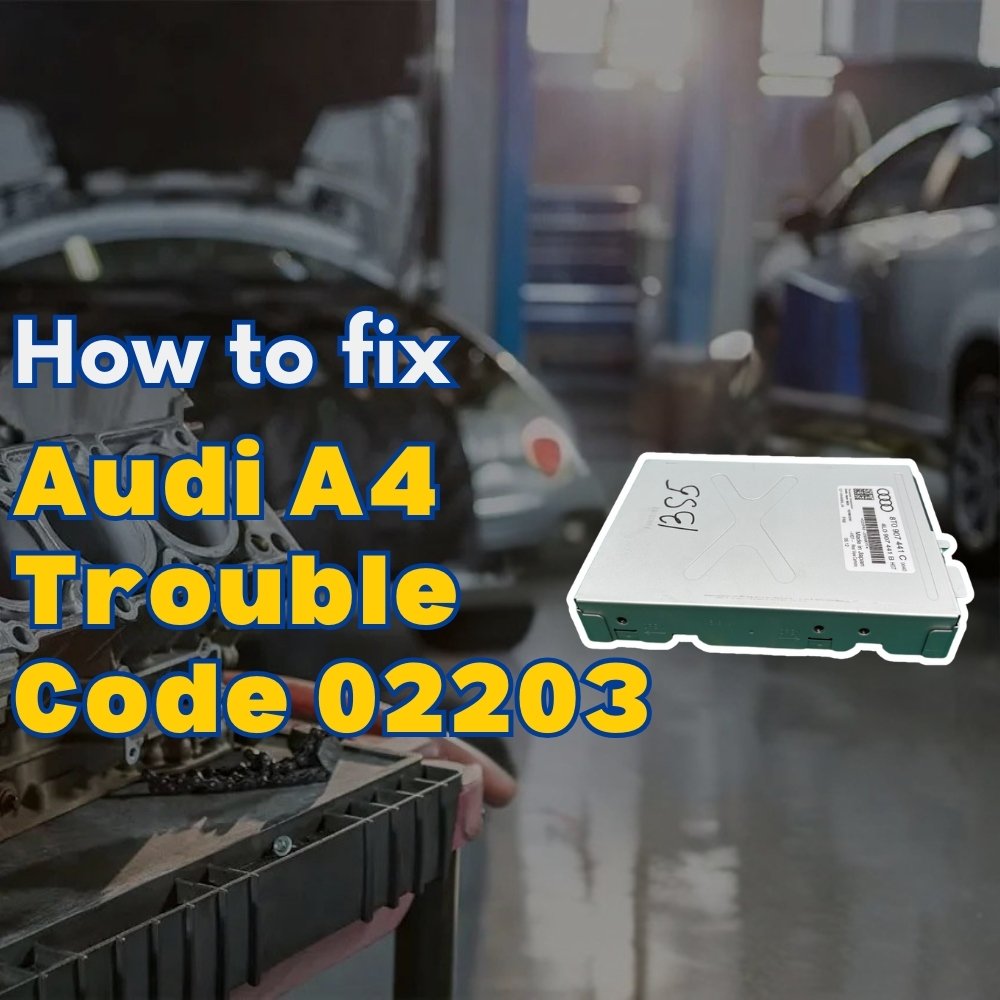 Audi A4 Trouble Code 02203