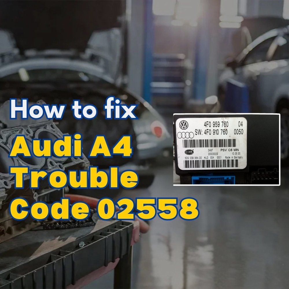 Audi A4 Trouble Code 02558