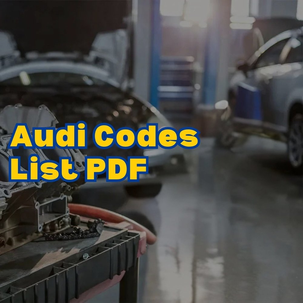 Audi Codes List PDF