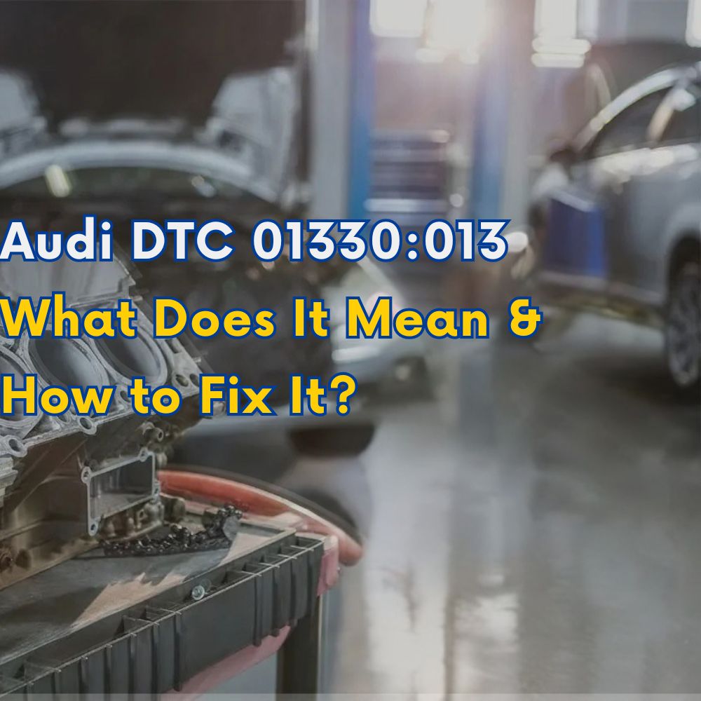 Audi DTC 01330:013 – What Does It Mean & How to Fix It?