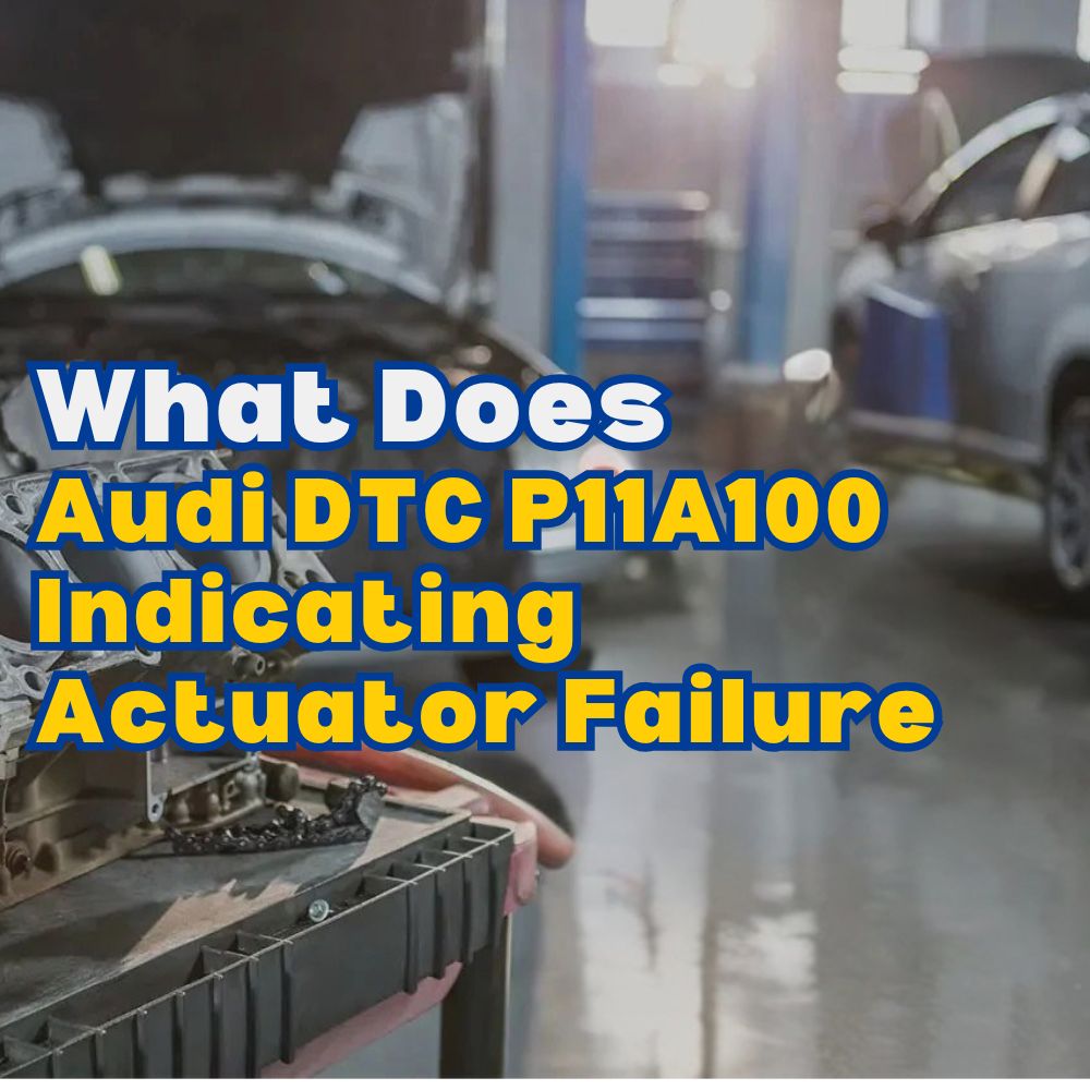 Audi DTC P11A100 Indicating Actuator Failure