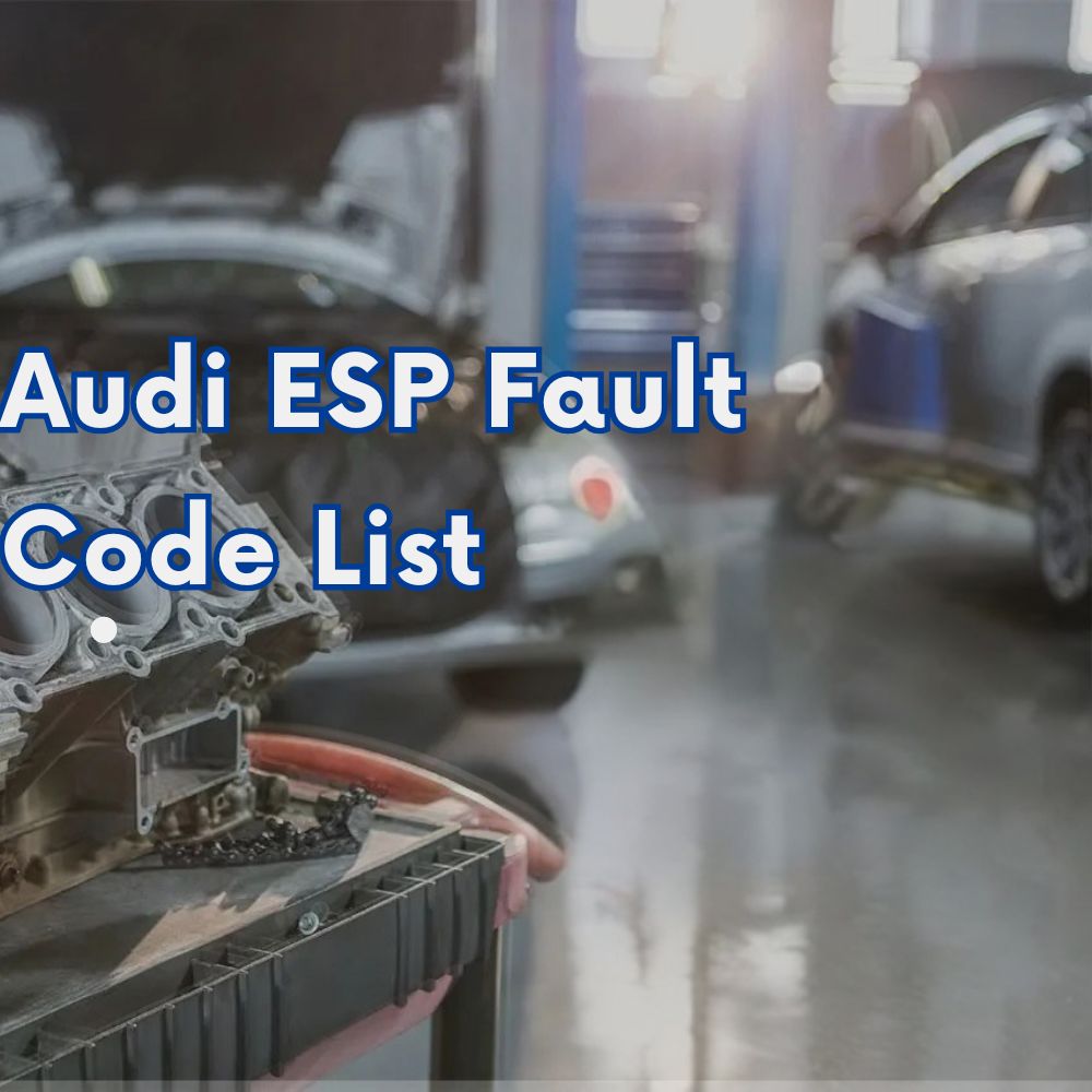 Audi ESP Fault Code List