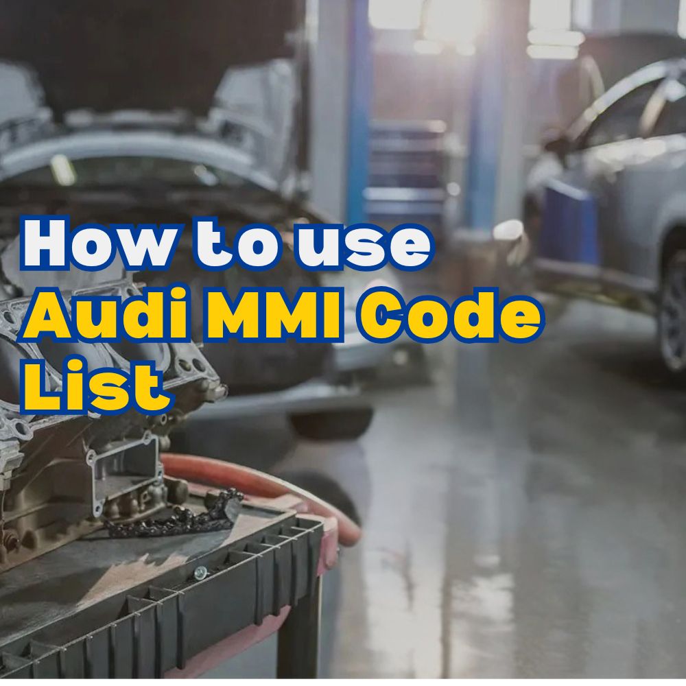 Audi MMI Code List