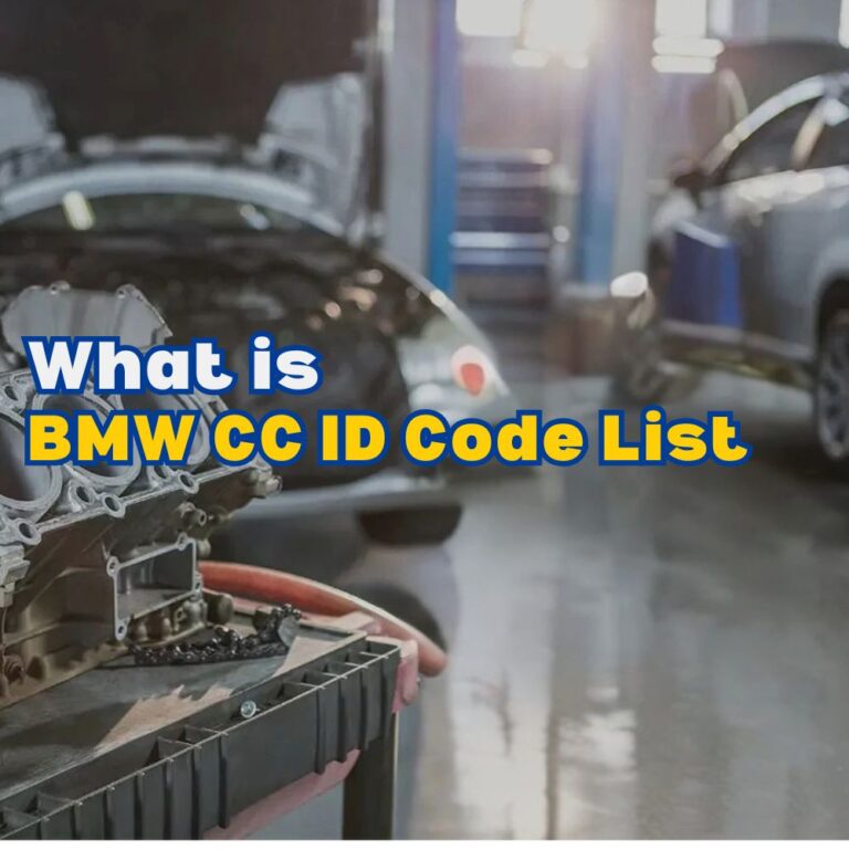 What Is The BMW CC ID Code List And How To Use It? - AutoExplain