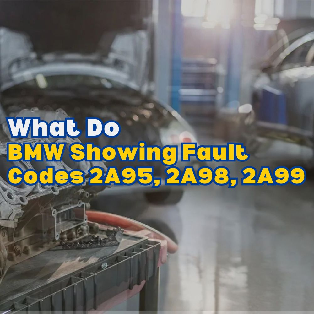 BMW Showing Fault Codes 2A95, 2A98, 2A99