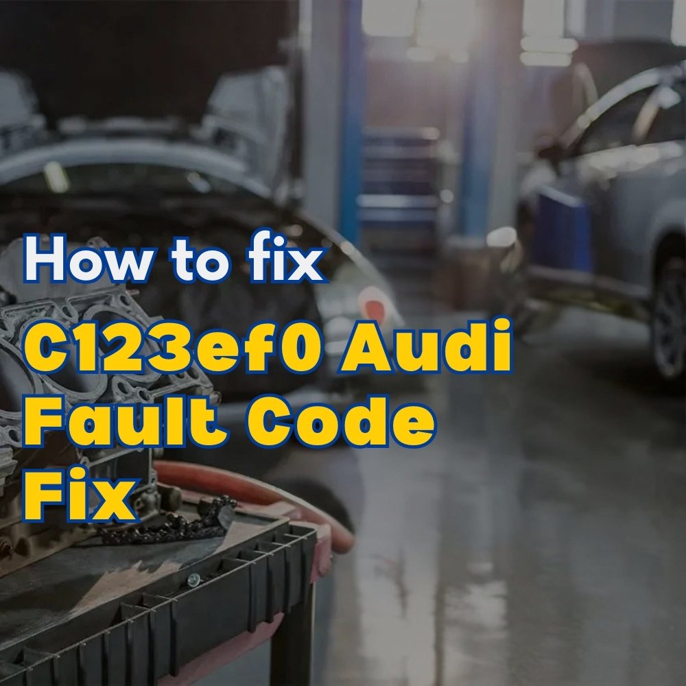 C123ef0 Audi Fault Code Fix