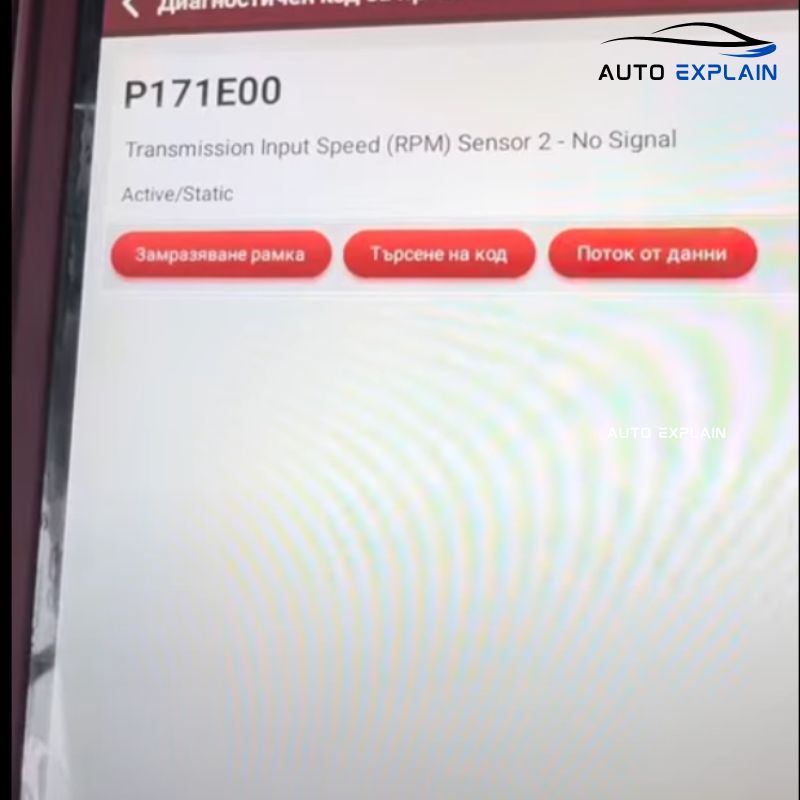 P171E00 Audi Fault Code