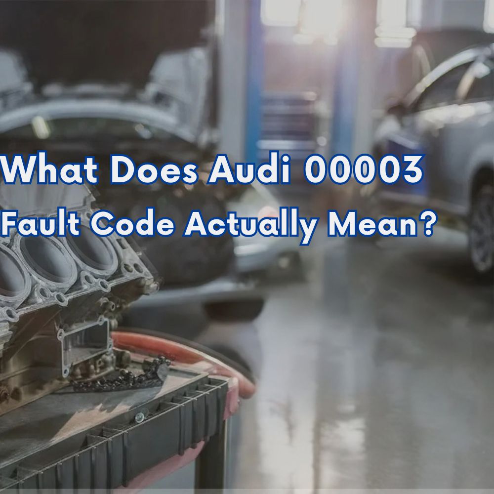 What Does Audi 00003 Fault Code Actually Mean?