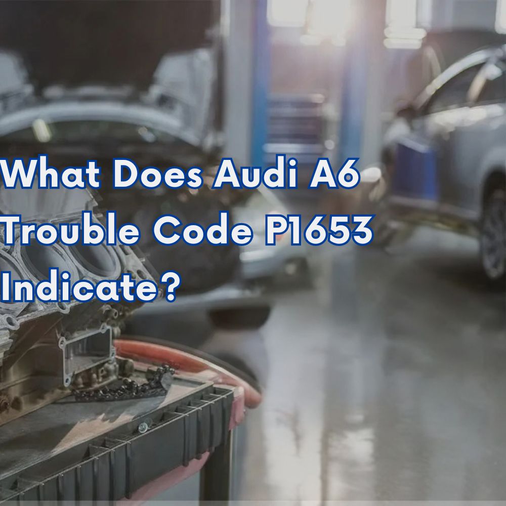 What Does Audi A6 Trouble Code P1653 Indicate