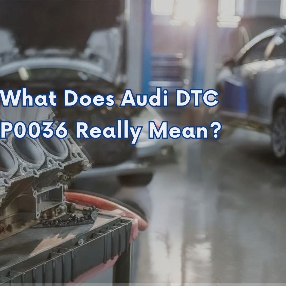 What Does Audi DTC P0036 Really Mean?