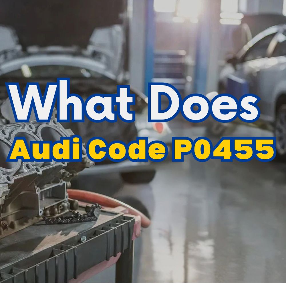 What does audi code p0455