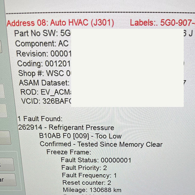 What Causes Audi Trouble Code B10ABF0?