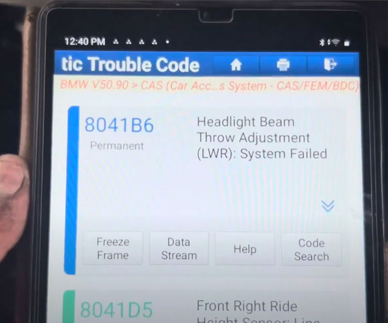 How to Fix BMW Code 8041B6