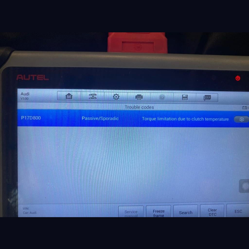 What Causes The P17D800 Audi Fault Code?