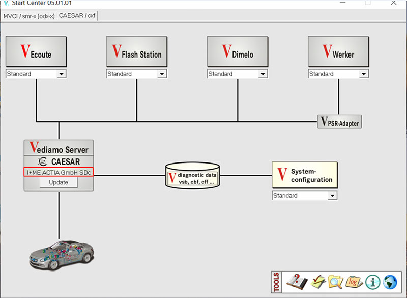vediamo interface