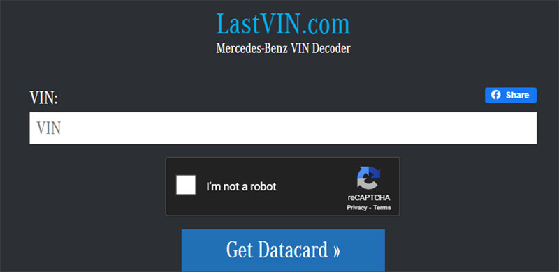 vediamo mercedes how to use - Decode VIN with a VIN Decoder 