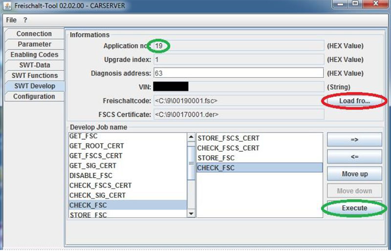 bmw fsc codes