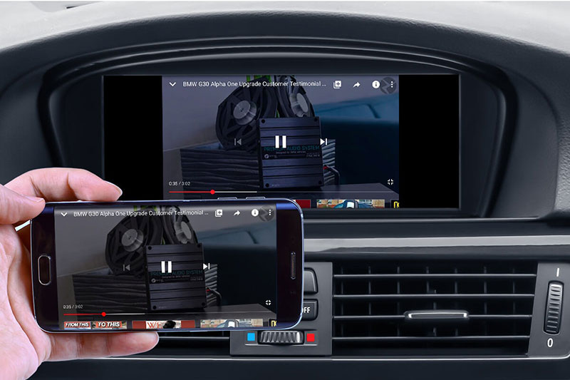 BMW hidden features android screen mirroring