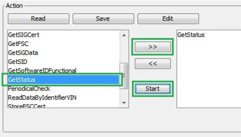 Verify fsc codes bmw Import Status