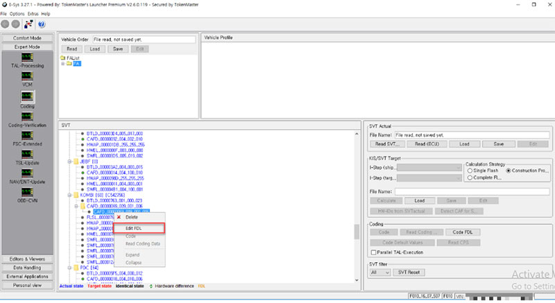 heads up display programming