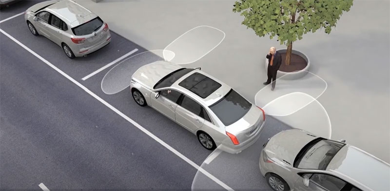 how does a park assist system work