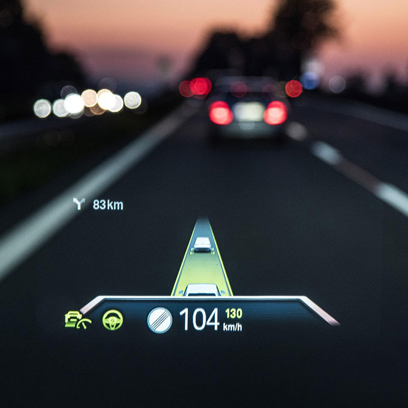 How to activate head up display on BMW