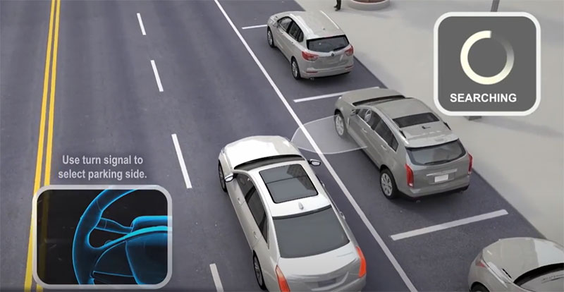 how to use park assist system