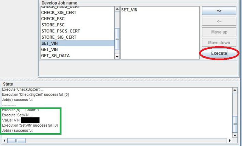 what is the importing fsc code bmw process