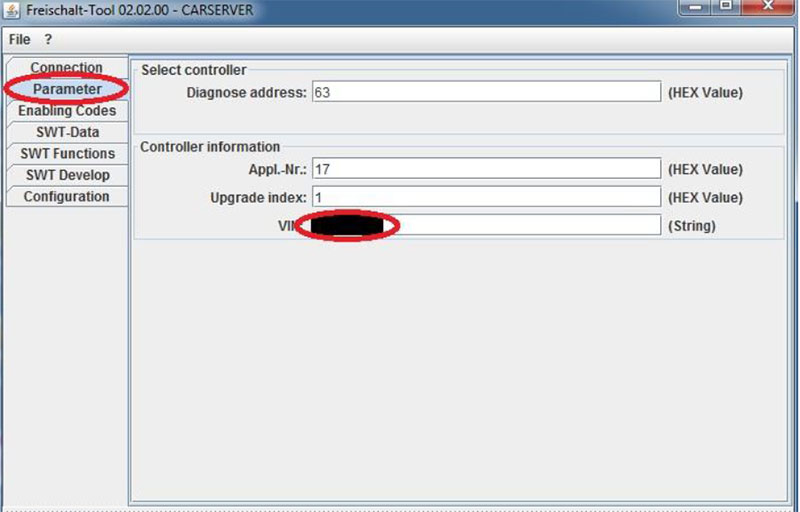 Importing fsc code bmw process