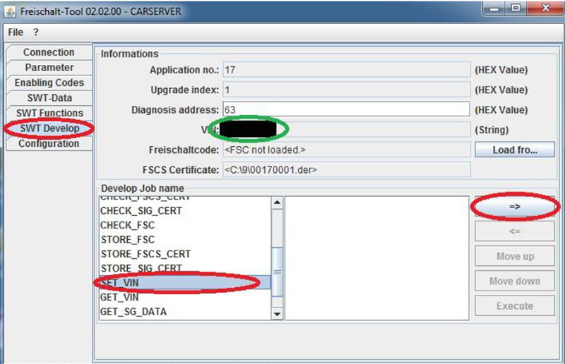 what is fsc code bmw