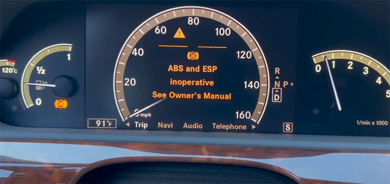 abs and esp inoperative