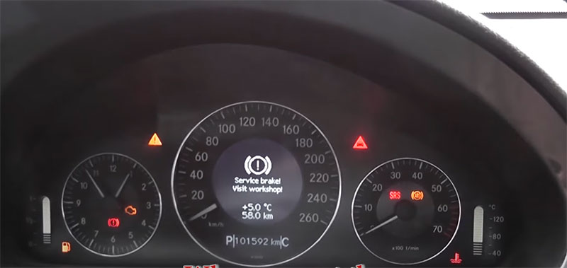 active brake assist error on dashboard