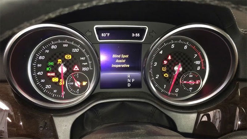blind spot assist inoperative mercedes
