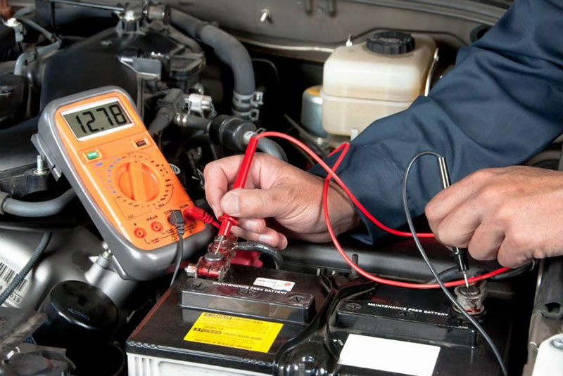 Test the battery voltage to diagnose abs esp inoperative mercedes