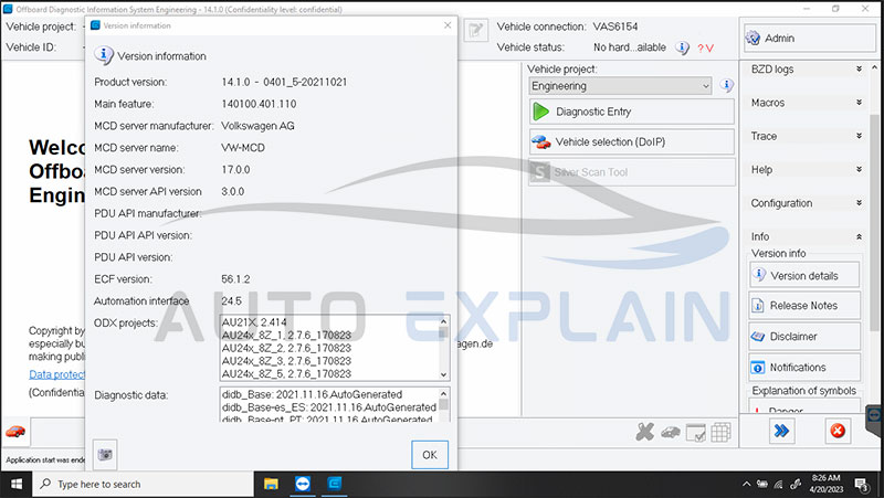 Download ODIS Engineering Version 14.1.0