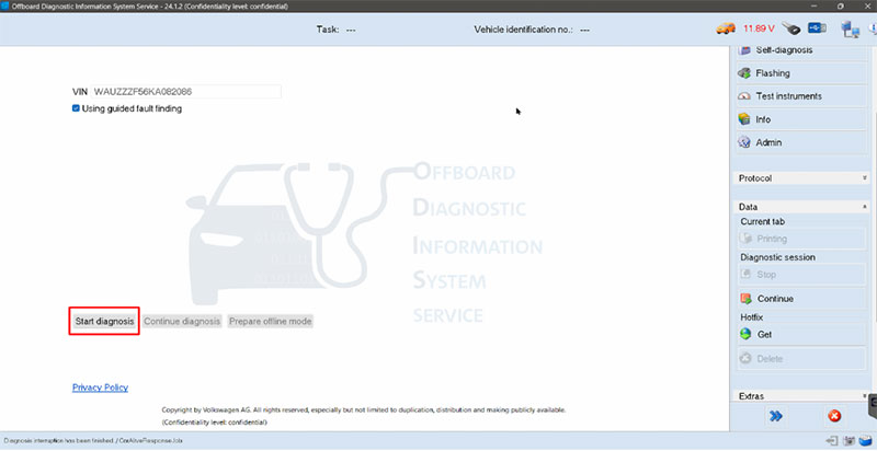 how to set up odis service