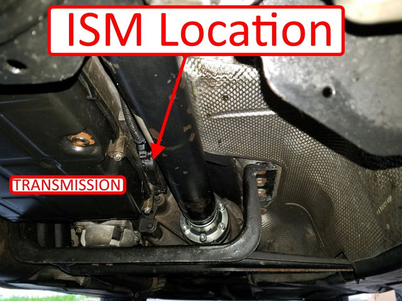 Location of the ISM in a Mercedes