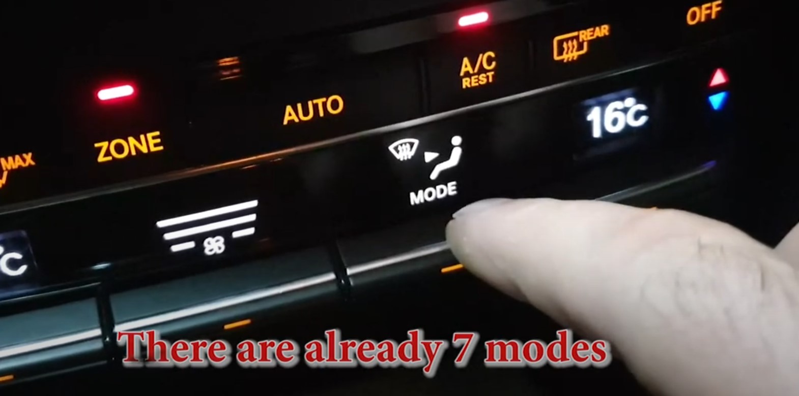 Activation 7 Zones of Blowing Climate Control on Mercedes W212