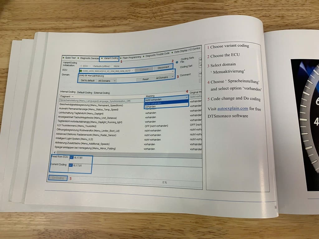DTS Monaco Advanced Vol.2-Unlock 100 Hidden Features on Mercedes Benz (14)