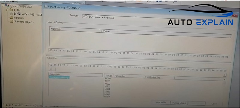 how to Coding Active Agility (A) and Manual (M) mode in Mercedes
