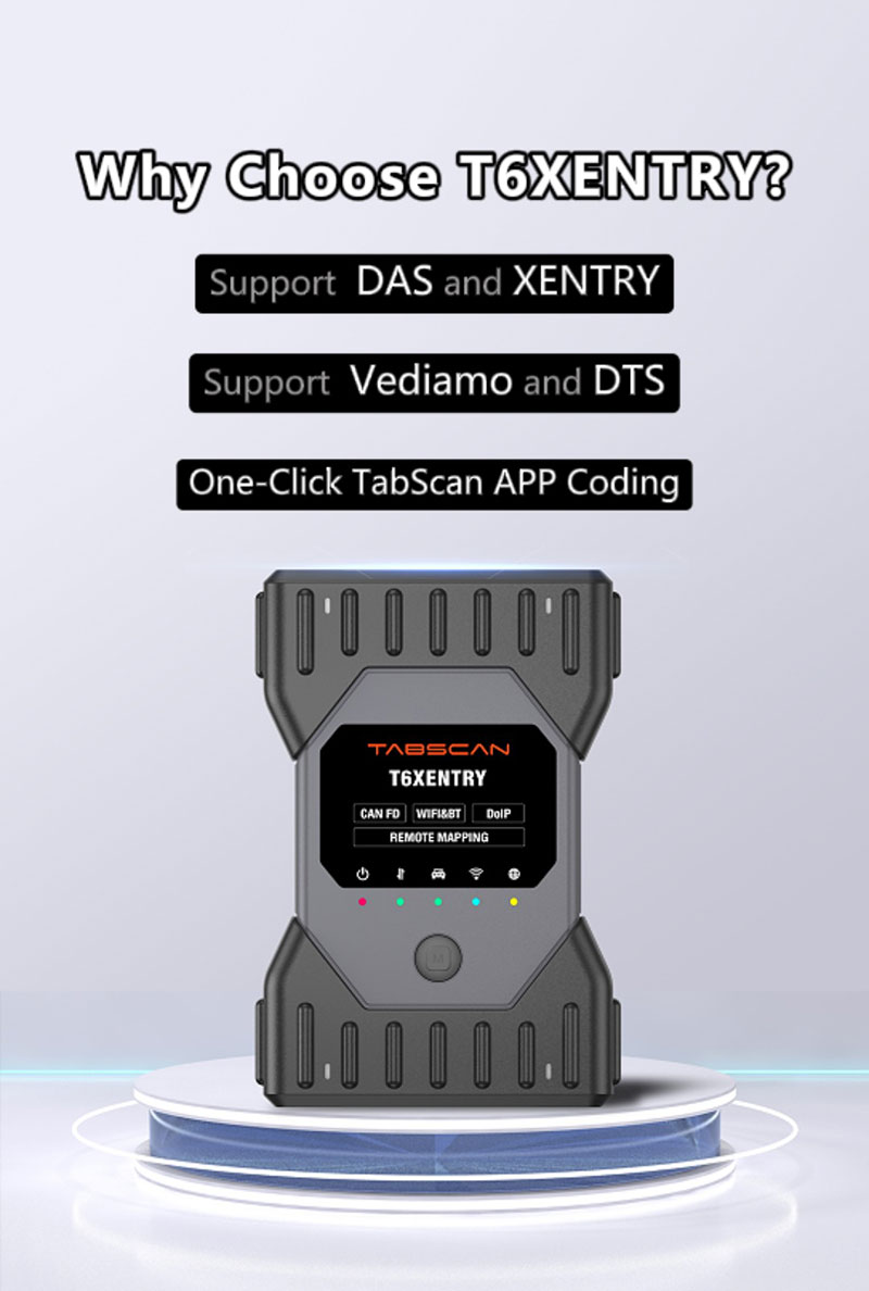 TabScan T6 XENTRY – Professional Diagnostic Tool for Mercedes-Benz