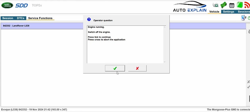 How to reset valet mode L358 2