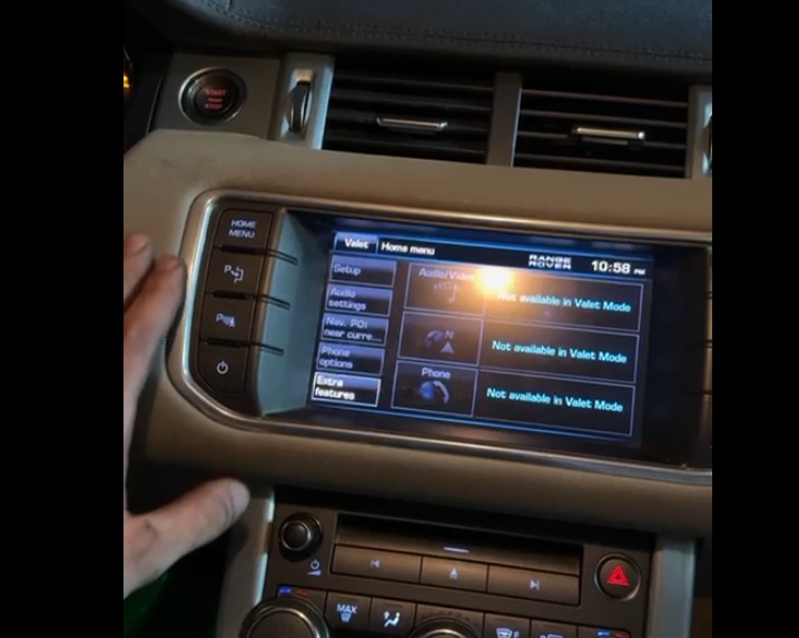 How to reset valet mode L358