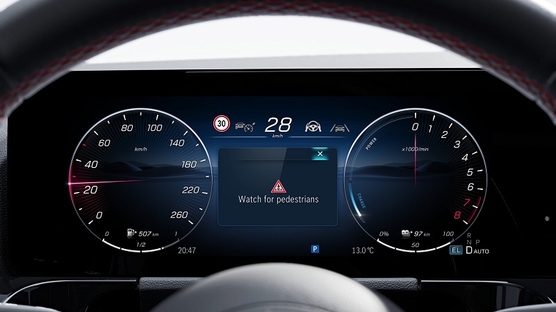 mercedes benz traffic sign assist 2