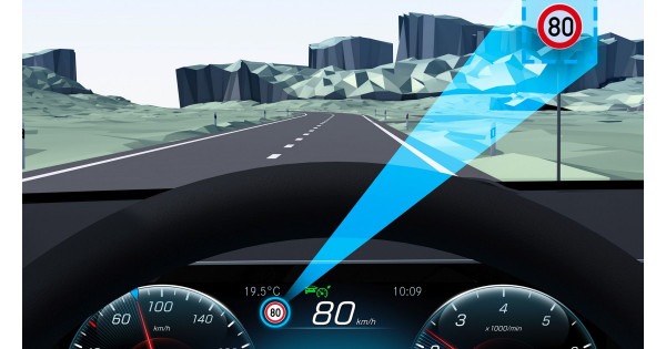 mercedes traffic sign assist 4